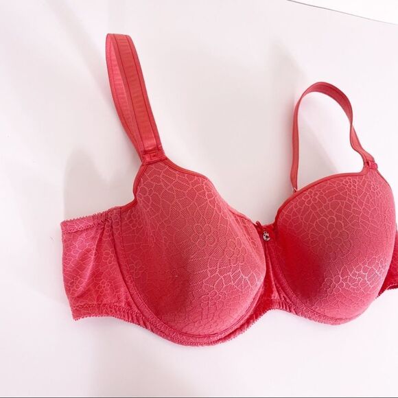 Chantelle Orange Patterned Bra - Picture 3 of 8